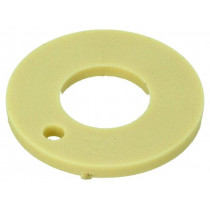 WTM-1018-010; Bearing: thrust washer; without mounting hole; Øout: 18mm; yellow; igus