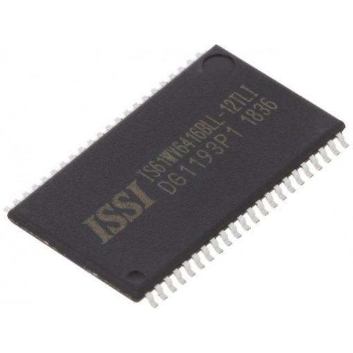 IS61WV6416BLL-12TLI; SRAM memory; 64kx16bit; 3.3V; 12ns; TSOP44 II; parallel; -40÷85°C; ISSI
