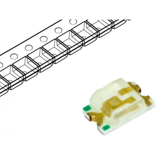 WW-BIS170TS-E; LED; SMD; 0805; blue; 80÷170mcd; 2x1.25x0.7mm; 120°; 2.8÷3.6V; 20mA; WAH WANG HOLDING