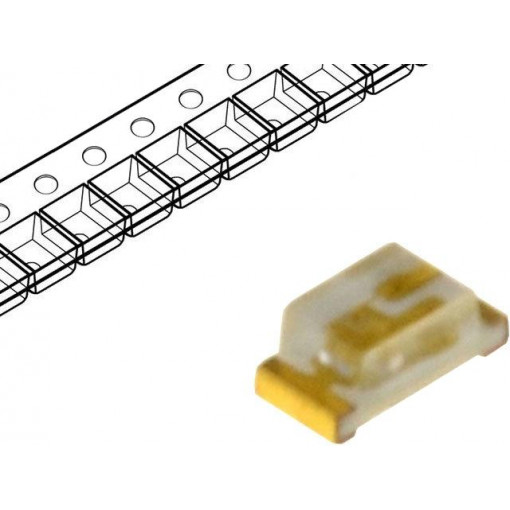 WW-BIS190TS-G; LED; SMD; 0603; blue; 80÷170mcd; 1.6x0.8x0.7mm; 120°; 2.8÷3.6V; 20mA; WAH WANG HOLDING