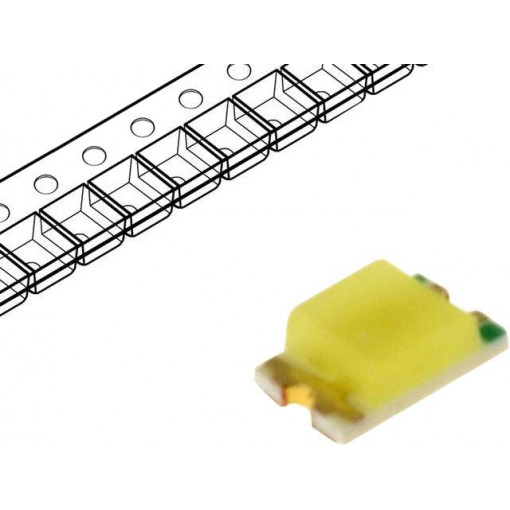 WW-WIS170TS-N; LED; SMD; 0805; white; 500÷845mcd; 120°; 20mA; 2.8÷3.6V; WAH WANG HOLDING