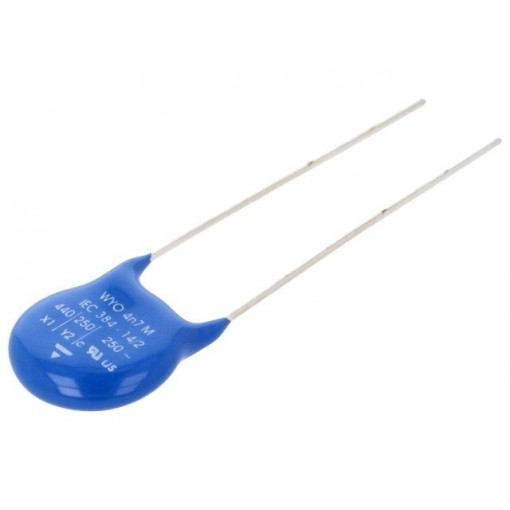 WYO472MCMCF0KR; Capacitor: ceramic; X1,Y2,suppression capacitor; 4.7nF; Y5U; ±20%; VISHAY