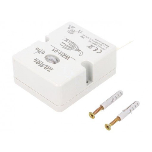 WZH-01; Twilight switch; IP65; 230VAC; SPST-NO; 69x56x27mm; wall mount; ZAMEL