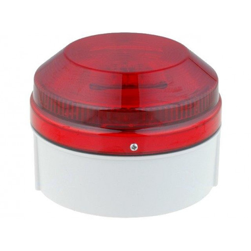 X195-05WH-02; Signaller: lighting; flashing light; red; Series: X195; 180÷250VAC; MOFLASH SIGNALLING LTD