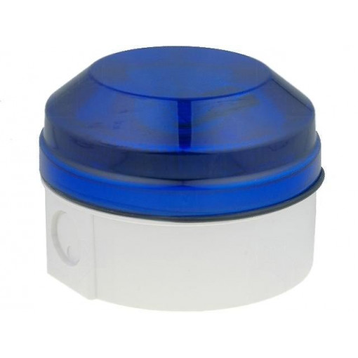 X195-05WH-03; Signaller: lighting; flashing light; blue; Series: X195; IP65; 250g; MOFLASH SIGNALLING LTD