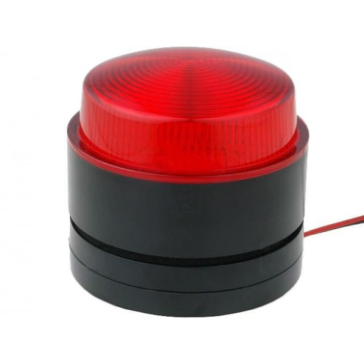 X80-04-02; Signaller: lighting; flashing light; red; Series: X80; 85÷265VAC; MOFLASH SIGNALLING LTD