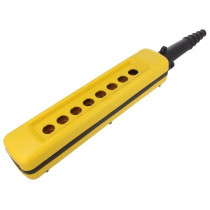 XACA08; Enclosure: for remote controller; X: 80mm; Y: 370mm; Z: 70mm; yellow; SCHNEIDER ELECTRIC