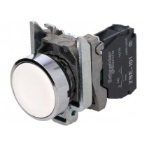 XB4BA11; Switch: push-button; Stabl.pos: 1; NO; 3A/240VAC; 0.55A/125VDC; SCHNEIDER ELECTRIC