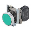 XB4BA31; Switch: push-button; Stabl.pos: 1; NO; 3A/240VAC; 0.55A/125VDC; SCHNEIDER ELECTRIC