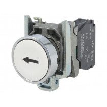 XB4BA3341; Switch: push-button; NO; 22mm; Pushbutton: flat; SCHNEIDER ELECTRIC
