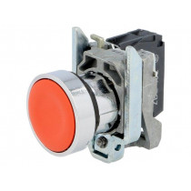 XB4BA42; Switch: push-button; Stabl.pos: 1; NC; 3A/240VAC; 0.55A/125VDC; SCHNEIDER ELECTRIC