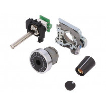 XB4BD912R100K; Potentiometer; 22mm; Harmony XB4; -40÷70°C; Illumin: none; Ø22mm; SCHNEIDER ELECTRIC