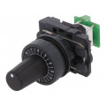 XB5AD912R1K; Potentiometer; 22mm; Harmony XB5; -40÷70°C; Illumin: none; Ø22mm; SCHNEIDER ELECTRIC
