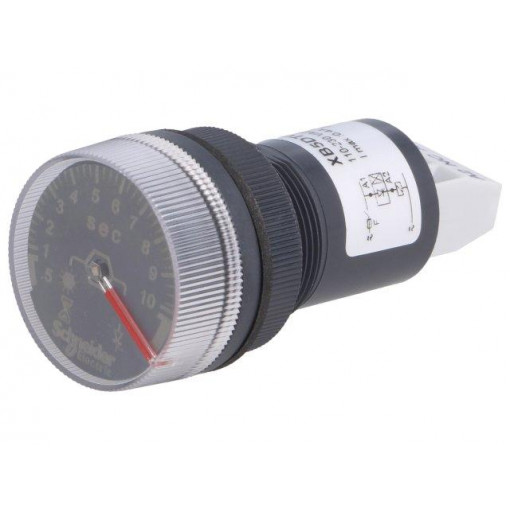 XB5DTGM2; Timer; 22mm; Harmony XB5; -20÷60°C; IP65; 100÷240VAC; 100÷240VDC; SCHNEIDER ELECTRIC