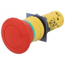 XB7NS8445; Switch: emergency stop; Stabl.pos: 2; NC + NO; 2A/230VAC; 22mm; red; SCHNEIDER ELECTRIC