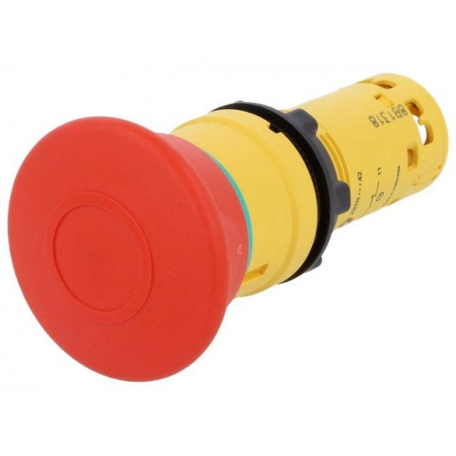 XB7NT842; Switch: emergency stop; Stabl.pos: 2; NC; 2A/230VAC; 0.2A/110VDC; SCHNEIDER ELECTRIC