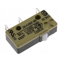 XCG3-Z1; Microswitch SNAP ACTION; without lever; SPDT; 5A/250VAC; ON-(ON); SAIA-BURGESS