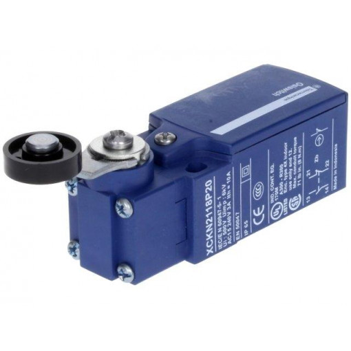 XCKN2118P20; Limit switch; lever R 35,5mm, plastic roller Ø19mm; NO + NC; SCHNEIDER ELECTRIC
