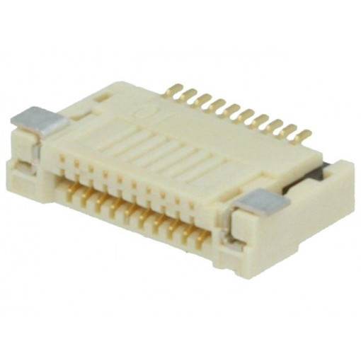 XF2M10151AR100; Connector: FFC (FPC); horizontal; PIN: 10; dual contact; SMT; 0.5A; OMRON OCB