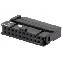 XG4M0018D; Plug; IDC; female; PIN: 20; IDC; for ribbon cable; 1.27mm; OMRON