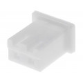 XHP-2; Wire-board; plug; female; XH; 2.5mm; PIN: 2; w/o contacts; for cable; JST