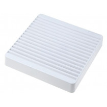 XPFA120GY; Guard; 120x120mm; Mat: plastic; Mounting: screw; Kit: with filter; HAMMOND