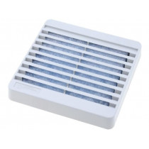 XPFA80GY; Guard; 80x80mm; Mat: plastic; Mounting: screw; Kit: with filter; HAMMOND