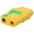 XT90S-F; Plug; DC supply; XT90; female; PIN: 2; for cable; soldered; 40A; 500V; AMASS