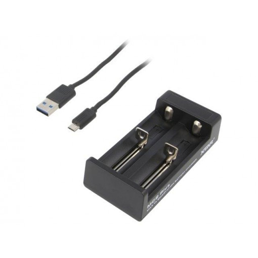 MC2 PLUS; Charger: microprocessor-based; Li-Ion; 1A; Cells quantity: 2; XTAR