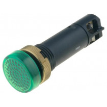 XVLA333; Indicator: LED; flat; 24VDC; Cutout: Ø12mm; IP40; screw terminals; SCHNEIDER ELECTRIC