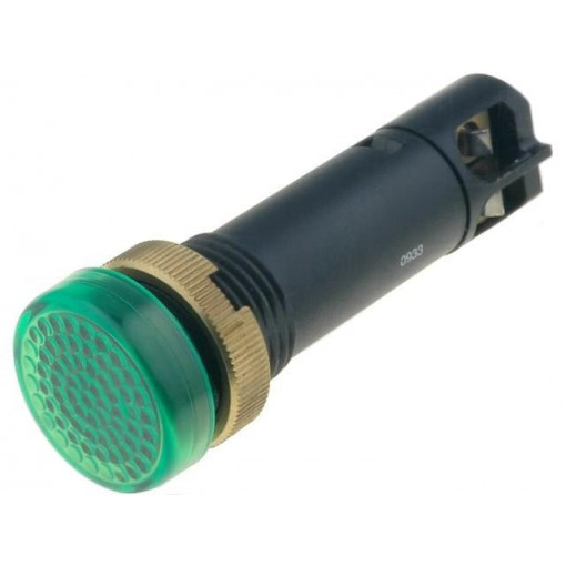 XVLA333; Indicator: LED; flat; 24VDC; Cutout: Ø12mm; IP40; screw terminals; SCHNEIDER ELECTRIC