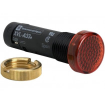 XVLA334; Indicator: LED; flat; 24VDC; Cutout: Ø12mm; IP40; screw terminals; SCHNEIDER ELECTRIC