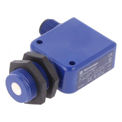 XX7V1A1PAM12; Sensor: ultrasonic; angular; Range: 0÷0.5m; PNP / NO; Housing: M18; SCHNEIDER ELECTRIC