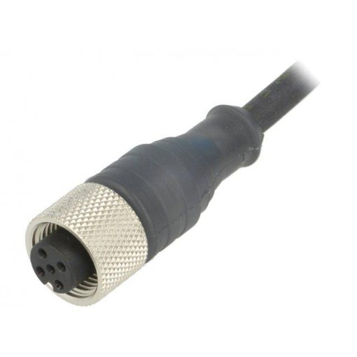 XZCP1164L10; Connection lead; M12; PIN: 5; straight; 10m; plug; 24VAC; 4A; IP67; SCHNEIDER ELECTRIC