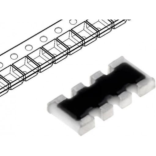 YC164-JR-07220RL; Resistor network: Y; 220Ω; SMD; 1206; No.of resistors: 4; 63mW; ±5%; YAGEO