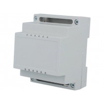 Z100J ABS V0; Enclosure: for DIN rail mounting; Y: 89mm; X: 69.7mm; Z: 64.7mm; ABS; KRADEX