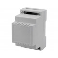Z102J PS; Enclosure: for DIN rail mounting; Y: 89mm; X: 53mm; Z: 65mm; grey; KRADEX Z102J PS; Enclosure: for DIN rail mounting; Y: 89mm; X: 53mm; Z: 65mm; grey; KRADEX
