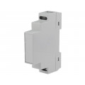 Z105 ABS V0; Enclosure: for DIN rail mounting; Y: 90mm; X: 17mm; Z: 65mm; ABS; KRADEX