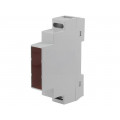 Z105JFCZ ABS V0; Enclosure: for DIN rail mounting; Y: 90mm; X: 17mm; Z: 65mm; ABS; KRADEX