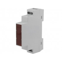 Z105JFCZ ABS V0; Enclosure: for DIN rail mounting; Y: 90mm; X: 17mm; Z: 65mm; ABS; KRADEX