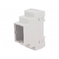 Z106JFP PS; Enclosure: for DIN rail mounting; Y: 90mm; X: 35mm; Z: 65mm; grey; KRADEX