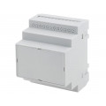 Z108J ABS V0; Enclosure: for DIN rail mounting; Y: 90mm; X: 70mm; Z: 65mm; ABS; KRADEX