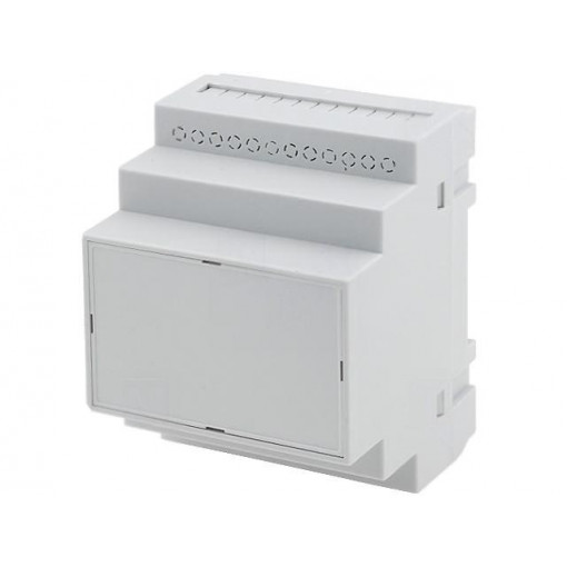Z108J ABS V0; Enclosure: for DIN rail mounting; Y: 90mm; X: 70mm; Z: 65mm; ABS; KRADEX
