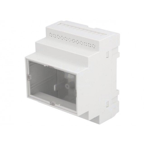 Z108JFP ABS V0; Enclosure: for DIN rail mounting; Y: 90mm; X: 70mm; Z: 65mm; ABS; KRADEX