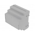 Z109J ABS V0; Enclosure: for DIN rail mounting; Y: 90mm; X: 87mm; Z: 65mm; ABS; KRADEX