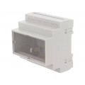 Z109JFP ABS V0; Enclosure: for DIN rail mounting; Y: 90mm; X: 87mm; Z: 65mm; ABS; KRADEX