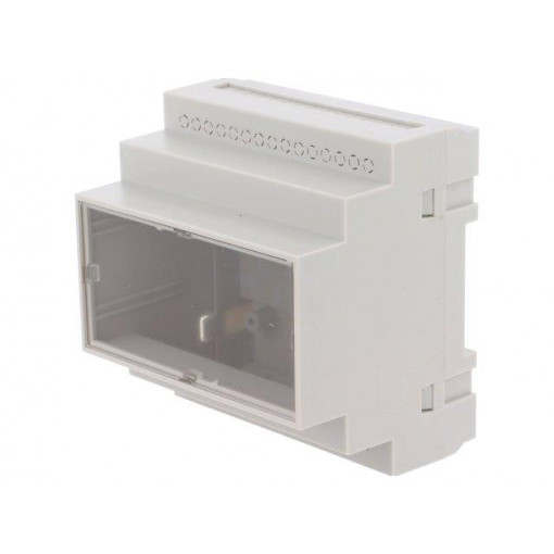 Z109JFP ABS V0; Enclosure: for DIN rail mounting; Y: 90mm; X: 87mm; Z: 65mm; ABS; KRADEX