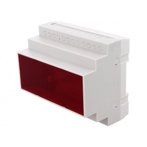 Z110JFCZ PS; Enclosure: for DIN rail mounting; Y: 90mm; X: 104mm; Z: 65mm; grey; KRADEX