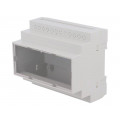 Z110JFP ABS V0; Enclosure: for DIN rail mounting; Y: 90mm; X: 104mm; Z: 65mm; ABS; KRADEX