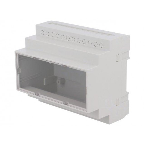 Z110JFP ABS V0; Enclosure: for DIN rail mounting; Y: 90mm; X: 104mm; Z: 65mm; ABS; KRADEX
